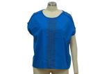 Ladies Casual Wear Raglan Short Sleeve / Ladies Softness T Shirt drop-shoulder