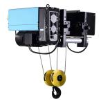 Electric Wire Rope Low Headroom Hoist , 10T 15m Heavy Duty Single Girder Hoist