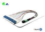 24F MPO Trunk Cable 3.0mm MPO ( Male ) - LC UPC Fanout 0.9mm 30cm For MPO/MTP-LC