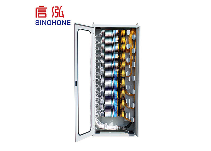 Outdoor Fiber Optic Distribution Cabinet For Large Capacity Wiring Requirement