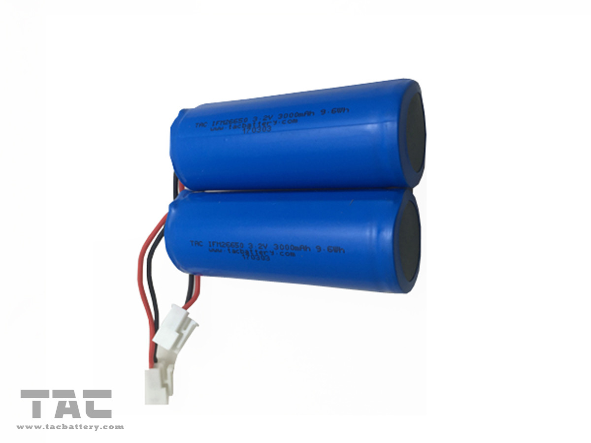 18650 3.2V LiFePO4 Battery Pack 1500mah For Car GPS Device With PCB