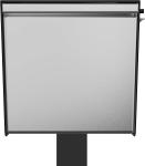 Outdoor Metal Mailbox for Modern Residential Areas and Electrostatic Powder
