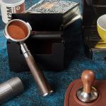 Non Slip Base Food Safe Silicone Coffee Knock Box Tamper Mat with Removable