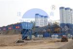 110kw Automatic HZS180 Concrete Batching Plant, Plb4800 Small Scale Cement Plant