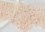 Poly Venice Lace Trims Custom Embroidered Water Soluble Lace For Wedding Dresses