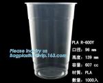 PLA compostabale Cup, PET Cup, PP Cup, PS Top Snack Cup Straw, Food Takeout Box,