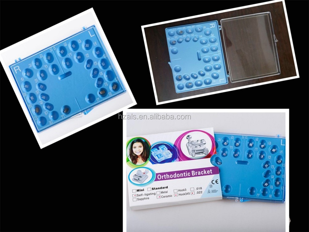 Dental Orthodontic Bracket MBT .018 0.022 Slot For Teeth 5-5 20pcs Per Set