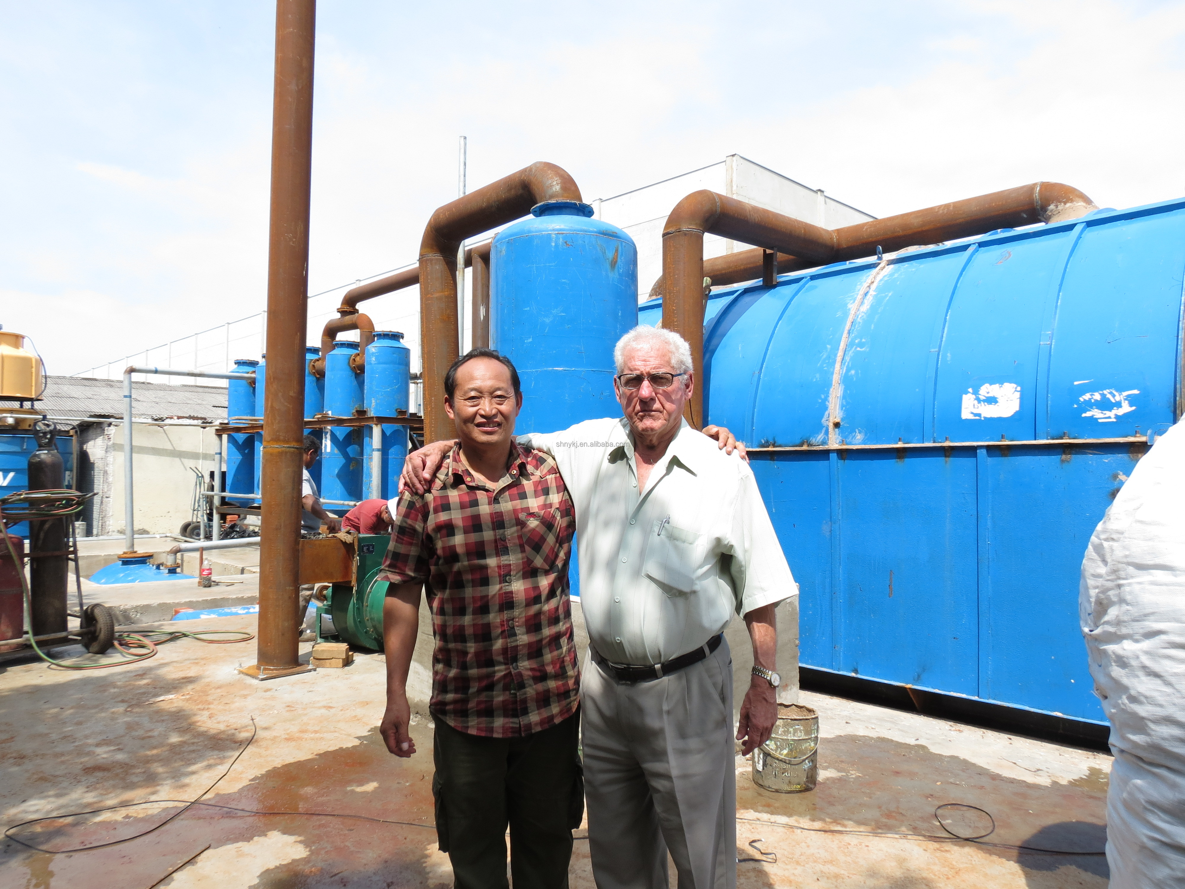 Crude Oil Refinery For Waste Engine Oil Regeneration Plant 380v/50hz