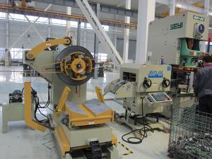 Wholesale Stamping And Feeding Decoiler Straightener Feeder Equipment Fully Automatic from china suppliers