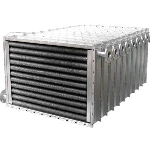 Tube Finned Heat Exchanger Ventilation Air Reclaimer Waste System