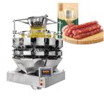 Frankfurt Sausage Multiheads Belt Feeder Combination Weigher Baked Hot Dog