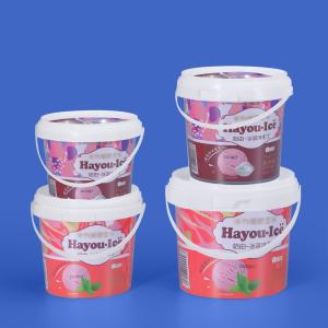 Wholesale Logo Printing Food Grade White Plastic Buckets and Customizable from china suppliers