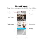 Floor Standing 43inch Vertical Mirror Advertising Screen For Gym