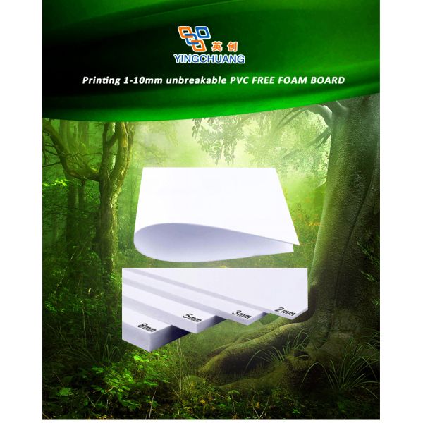 Low MOQ 3mm Thick White Foam Sheet White PVC Foam Board