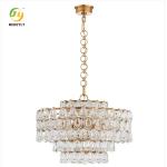 Housing Decoration Crystal Pendant Light For Living Room AC85V