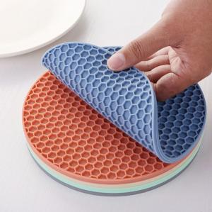 Wholesale Food Safe Silicone Rubber Table Mat Heat Resistant Silicone Bowl Mat Placemat from china suppliers