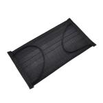 3 Layer Black Surgical Face Mask , Black Earloop Mask For Bad Weather / Building