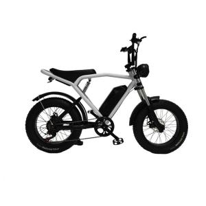 Wholesale Fast Electric Dirt Bike Mountain City Road EBike with Mechanical Disc Brake in Black from china suppliers