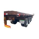 Truck Trailer 4-Axle 100 Ton Flatbed Semi-Trailer for Customization Applications