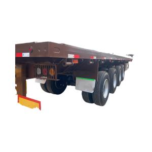 Wholesale 80000kg Max Payload 4-Axle Flatbed Semi-Trailer for CINC Semi-Trailer Truck Trailer from china suppliers