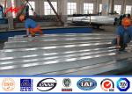 110 Kv 46 M Electrical Galvanised Steel Pole For Transmission Power Line