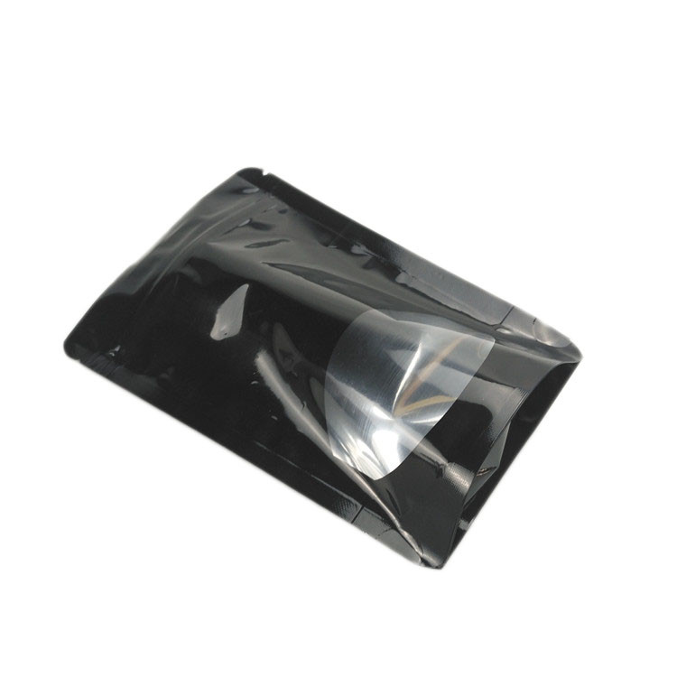 Transparent Front Foil Lined Gravure Printing Stand Up Zipper Pouch Bags