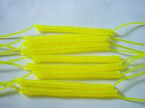 Wholesale Translucent Yellow Slim Expandable Spiral Spring Semi-finished Coil Coard without Hardware from china suppliers