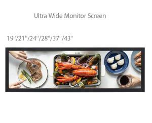 Wholesale High Brightness Custom 19-43inch Long Strip Bar Lcd Display Panel from china suppliers