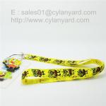 Full color digital print lanyard with standard swivel clip for cheap