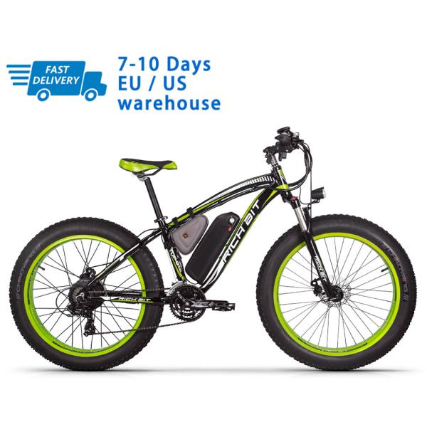 US EU STOCK 26 inch fat tyre electric cycle Long Range 1000w 17ah Lithium