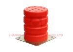 Red Elevator Safety Components Parts PU Buffer Size 14 - 16 mm