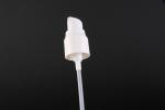 PET Cylindrical Cosmetic Pump Bottle With External Spring Pump
