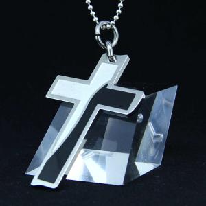 Wholesale Fashion Top Trendy Stainless Steel Cross Necklace Pendant LPC253 from china suppliers