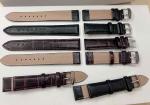 Classic Quartz Watch Strap Spare Parts Watch Leather Strap Replacement