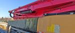 Second-Hand Semi-Dry Shotcrete 56 Meters Concrete Pump Truck with Cylinder