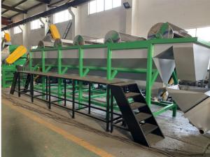 China 250kw Plastic Film Washing Machine Hdpe Pe Pp Bottle Waste Recycling Drying on sale