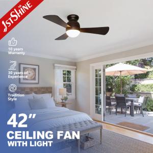 Wholesale RoHS 42inch Color Changing Modern Fan Ceiling Lights With 3 MDF Blades from china suppliers