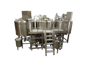 Wholesale Gas Heating 60BBL Three Vessel Brewing System Semi - Auto Beer Brewery Equipment from china suppliers