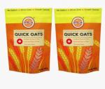 Food packaging bag oatmeal packaging with plastic zipper bag