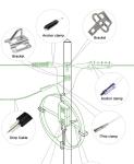 High Strength Black Aluminium Alloy Tension Clamp