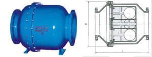 Wholesale Ductile Iron GGG50 Sliding Multi Ball Check Valve Big Size DN400 DN500 from china suppliers