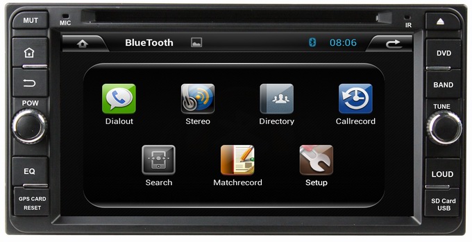 Ouchuangbo Pure Android 4.2 DVD Stereo Radio for Toyota Fortuner /Avanza /Terios 3G Wifi USB GPS Navigation OCB-6957C