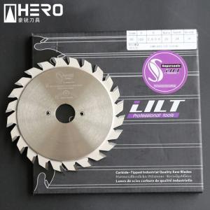 Wholesale High Hardness Scoring Saw Blade , Flat Tooth Table Saw Blade Tensioned Plates from china suppliers