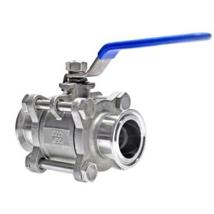 Wholesale ISO9001 Certified Sanitary Stainless Steel 304/316L Tri Clamp Ball Valve for Water from china suppliers