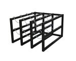 6 Cylinder O2 Bottle Rack 2 Wide By 3 Deep Compressed Gas Bottle Rack
