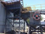 Yellow and White Shanbao Crusher PE series and 10 X 36 Jaw Crusher Stone Gray