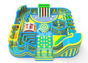 Wholesale 35x35m The Biggest Indoor Playground Inflatable Theme Park For Kids N Adults Amusement Park from china suppliers