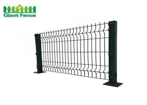 Wholesale HGMT Square column 75*150mm PVC Coated Garden Fence from china suppliers