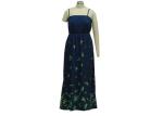 Elastine Waist Gradient Womens Slip Dress , Viscon Summer Casual Maxi Dresses