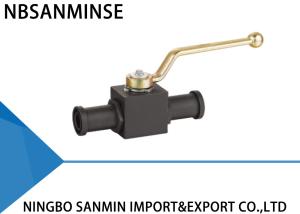 Wholesale KHB KHM Shut Off Hydraulic Ball Valve Carbon Steel 16mm 20mm 25mm Diameter With SAE Flange from china suppliers